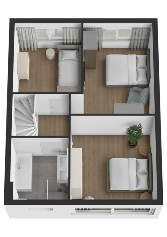 mediumsize floorplan